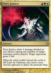 Fiery Justice - Commander 2013