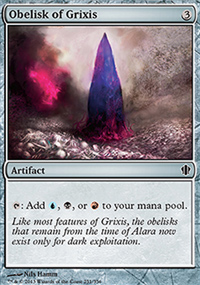 Obelisk of Grixis - Commander 2013