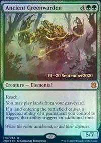 Ancient Greenwarden - Prerelease Promos