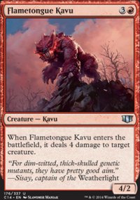 Flametongue Kavu - Commander 2014