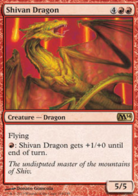 Shivan Dragon - Magic 2014