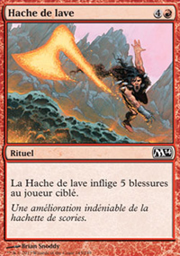 Hache de lave - Magic 2014