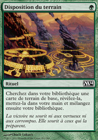 Disposition du terrain - Magic 2014