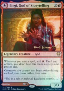 Birgi, God of Storytelling - Prerelease Promos