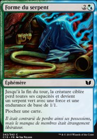 Forme du serpent - 