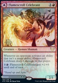 Flamescroll Celebrant - Prerelease Promos