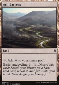 Ash Barrens - Commander 2016