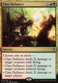 Clan Defiance - Commander 2016