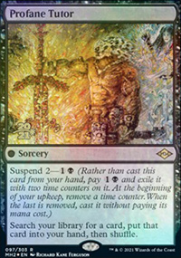 Profane Tutor - Prerelease Promos