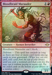 Bloodbraid Marauder - Prerelease Promos