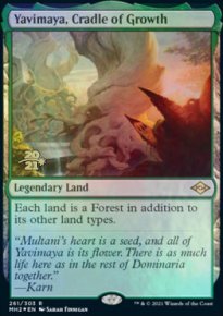 Yavimaya, Cradle of Growth - Prerelease Promos