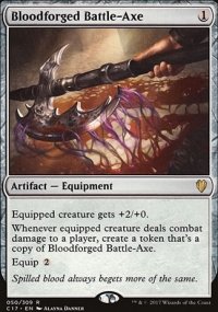 Bloodforged Battle-Axe - Commander 2017