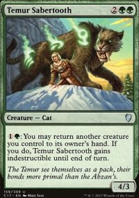 Temur Sabertooth - Commander 2017