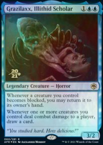 Grazilaxx, Illithid Scholar - Prerelease Promos