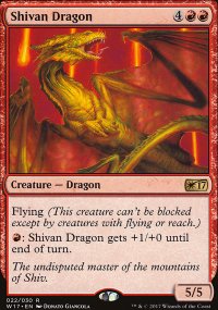 Shivan Dragon - Welcome Deck 2017