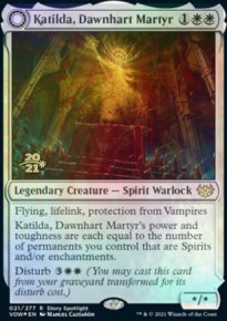 Katilda, Dawnhart Martyr - Prerelease Promos