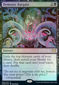 Demonic Bargain - Prerelease Promos