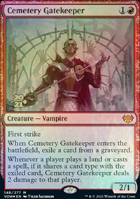 Cemetery Gatekeeper - Prerelease Promos