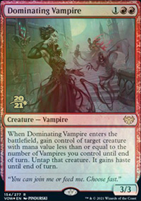 Dominating Vampire - Prerelease Promos