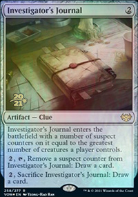 Investigator's Journal - Prerelease Promos