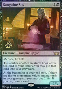 Sanguine Spy - Prerelease Promos