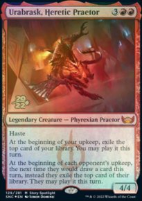 Urabrask, Heretic Praetor - Prerelease Promos