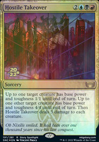 Hostile Takeover - Prerelease Promos