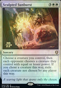 Sculpted Sunburst - Prerelease Promos