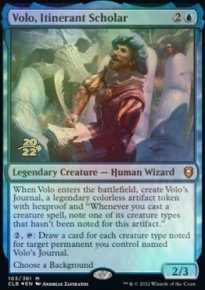 Volo, Itinerant Scholar - Prerelease Promos