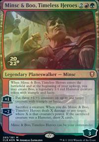 Minsc & Boo, Timeless Heroes - Prerelease Promos