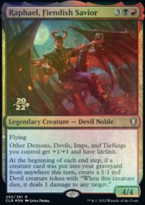 Raphael, Fiendish Savior - Prerelease Promos