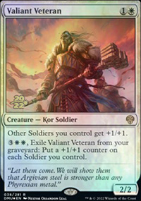 Valiant Veteran - Prerelease Promos