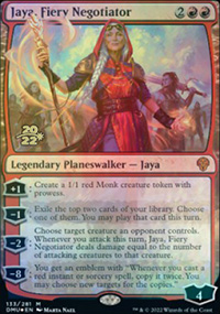 Jaya, Fiery Negotiator - Prerelease Promos