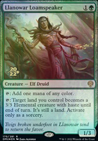 Orateur du terreau de Llanowar - Prerelease Promos
