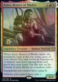 Astor, Bearer of Blades - Prerelease Promos