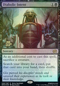 Diabolique dessein - Prerelease Promos