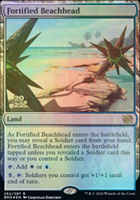 Fortified Beachhead - Prerelease Promos