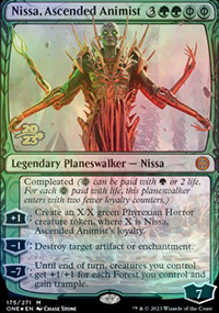 Nissa, Ascended Animist - Prerelease Promos