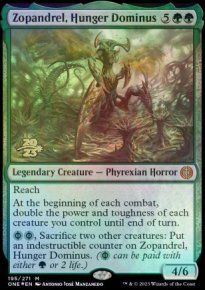 Zopandrel, Hunger Dominus - Prerelease Promos