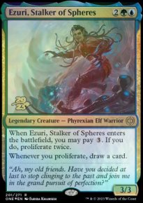 Ezuri, Stalker of Spheres - Prerelease Promos