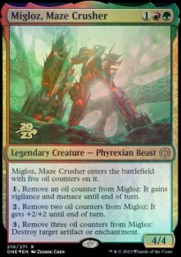 Migloz, Maze Crusher - Prerelease Promos