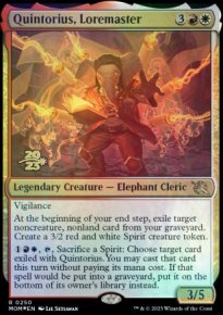 Quintorius, Loremaster - Prerelease Promos