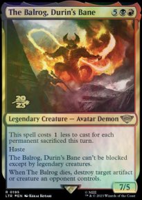 Le Balrog, Flau de Durin - 