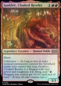 Goddric, Cloaked Reveler - Prerelease Promos