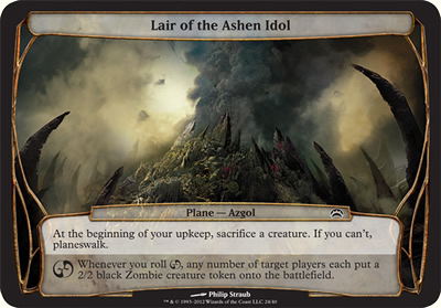 Lair of the Ashen Idol - Planechase 2012