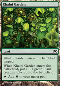 Khalni Garden - Planechase 2012 decks