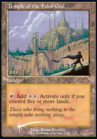 Temple of the False God - Magic: The Gathering's 30th Anniversary Promos