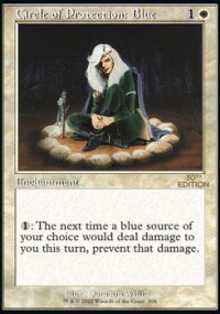 Cercle de protection : bleu - 