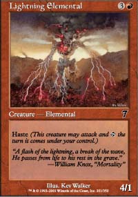 Lightning Elemental - 7th Edition