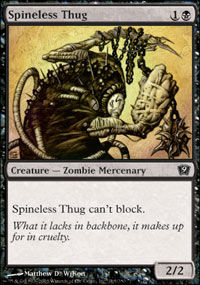 Spineless Thug - 9th Edition